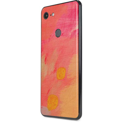 Colored Finger Paint Google Pixel 3 XL Skin